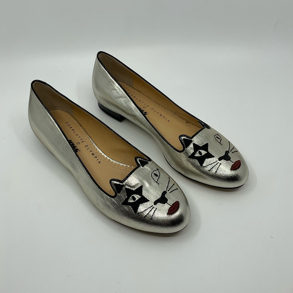 Charlotte Olympia x KISS Kiss Kitty Unplugged Flats - Picture 2 of 13